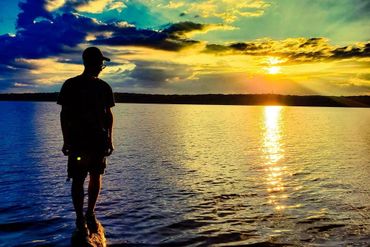 Watchaug Pond at Burlingame State Park Campground