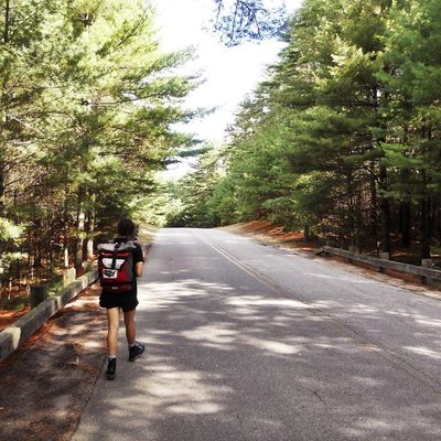 Hiking in Burlingame state park campground