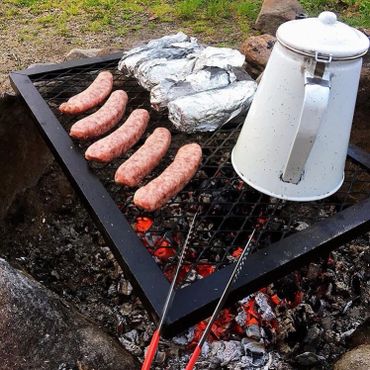 campfire cooking Burlingame State Park Campground