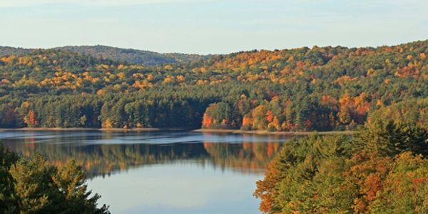 Watchaug Pond at Burlingame State Campground