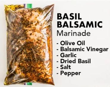 Basil Balsamic Chicken Marinades for Cooking at Camp