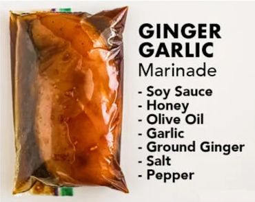Ginger Garlic Chicken Marinades for Cooking at Camp