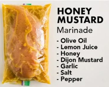 Honey Mustard Chicken Marinades for Cooking at Camp