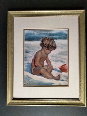 pastel beach boy bucket