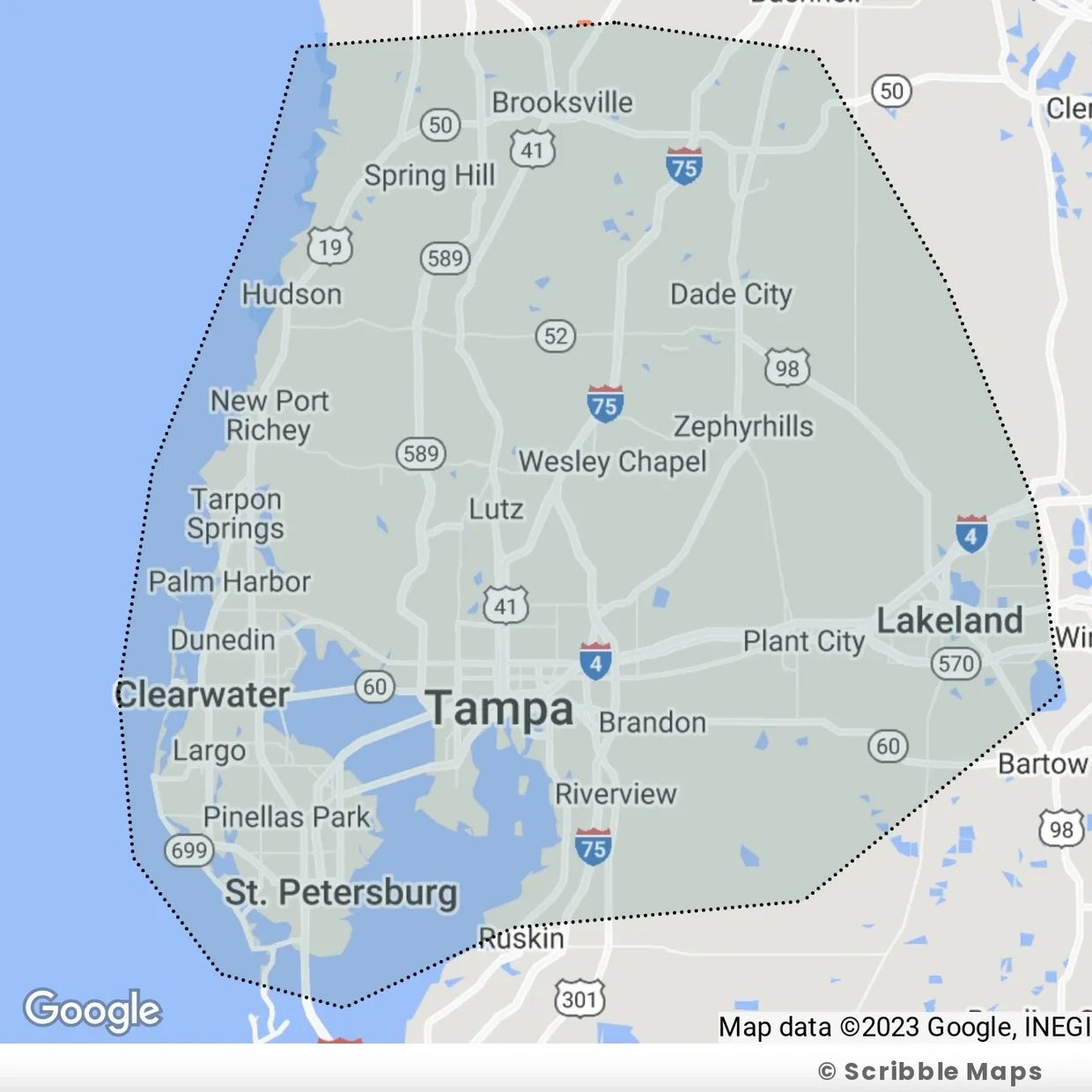 Area we cover