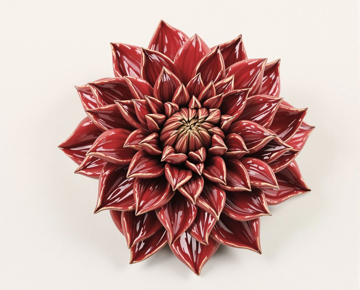 Floral ceramic hybrid, blossom merged with clay — AI-generated synthographic artwork by davidname.