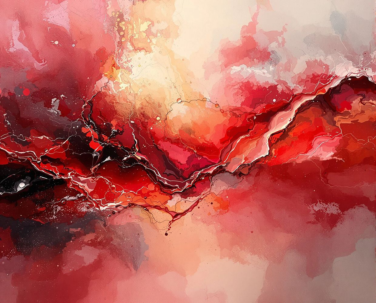 Digital painting with blood and tissue — AI-generated synthographic artwork by davidname.