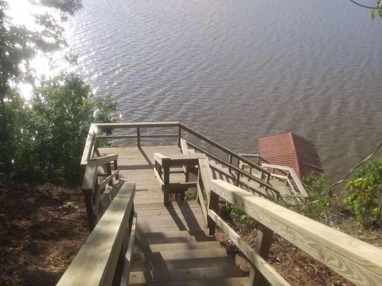 Cliffside staircase