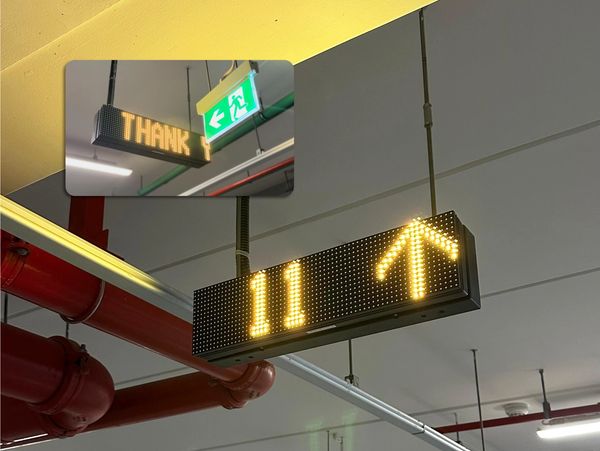 parking digital signage supplier in bahrain