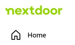 NextDoor logo - great site to post lost dogs