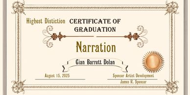 Narration Certification: Voiceover, Voice Acting and Animation Character Development