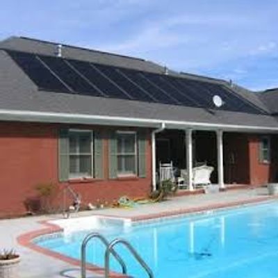 Swimming pool solar