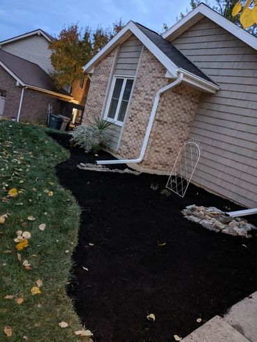 mulch installation