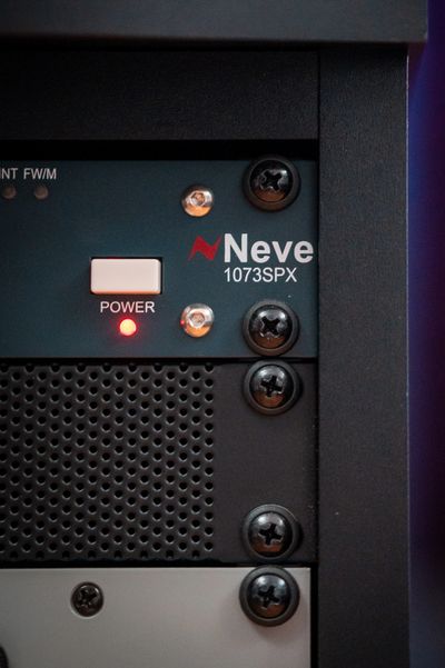 Our beautiful AMS Neve mic pre amp.