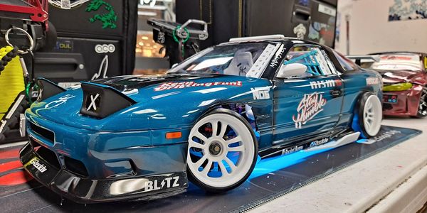 Our demo car whit all the parts we make.