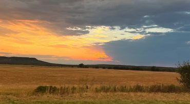 MESA AT SUNSET -- BUFFALO GAP TEXAS