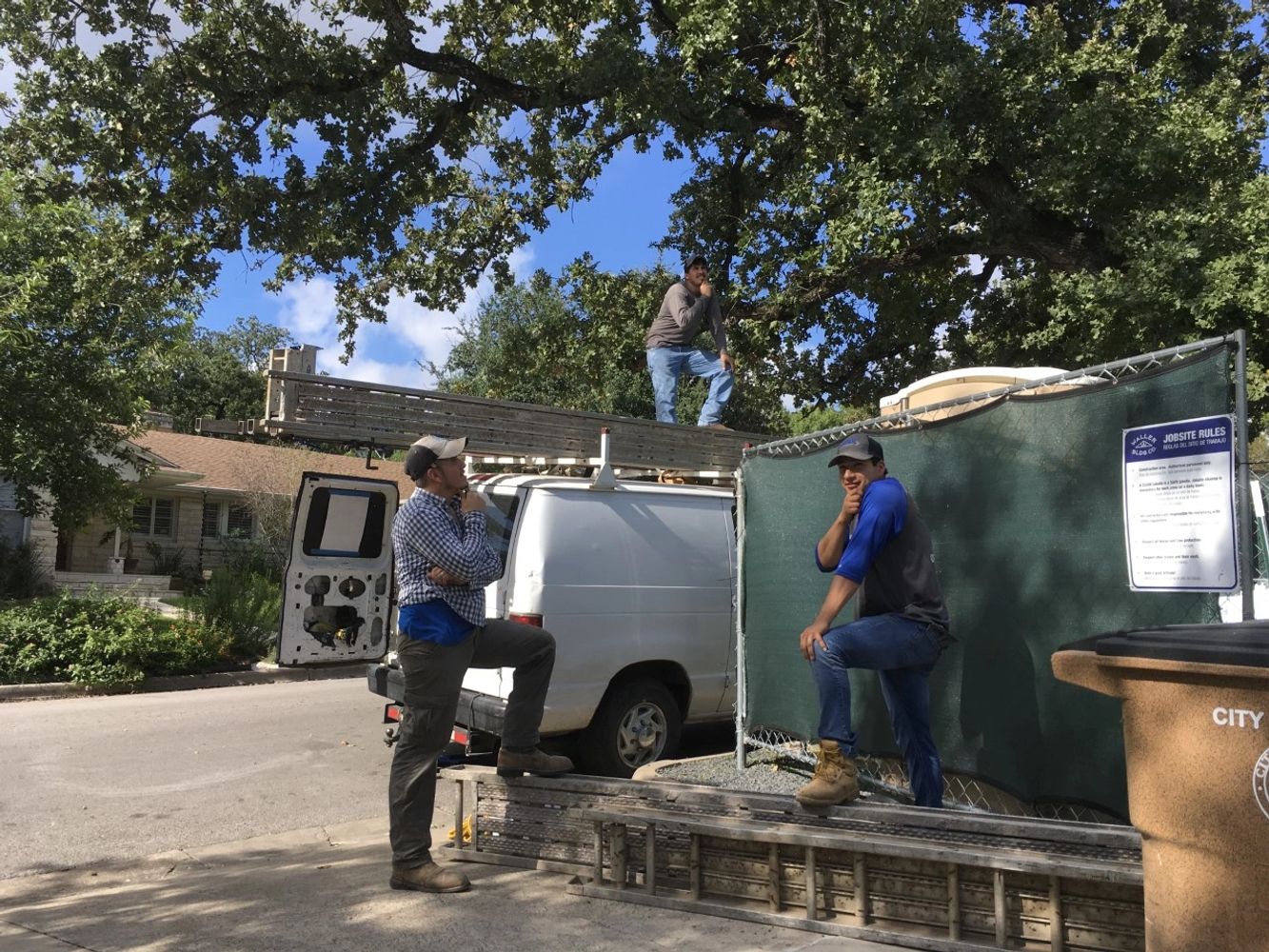 Our crews subscribe to the notion that attitude determines altitude. We work well with others.