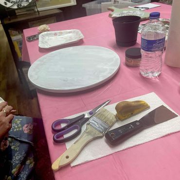 Priming and painting the object...