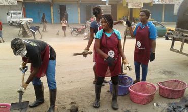 volunteers in action