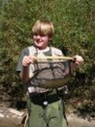 My son Jeb with a Wyoming Cutthroat