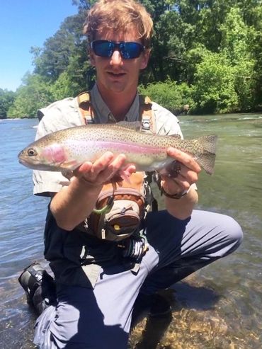 My Nephew George Duffie with a nice rainbow