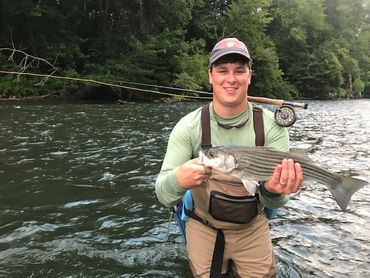 Hagood Hemphill's  first striper