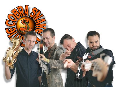 Band Photography in Winnipeg taken for Cobra Snake Necktie.