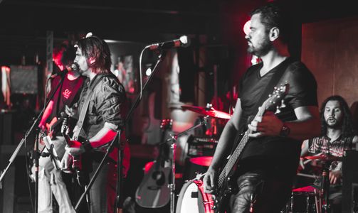 Band Photography in Winnipeg taken for the band Bad Habit.