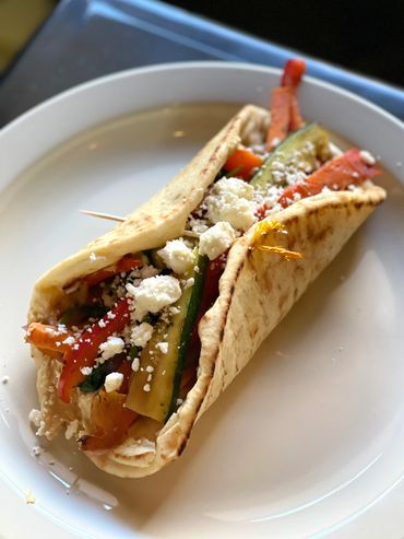 Veggie wrap( lunch only starts at 11:00- 2:30 tues- sun)