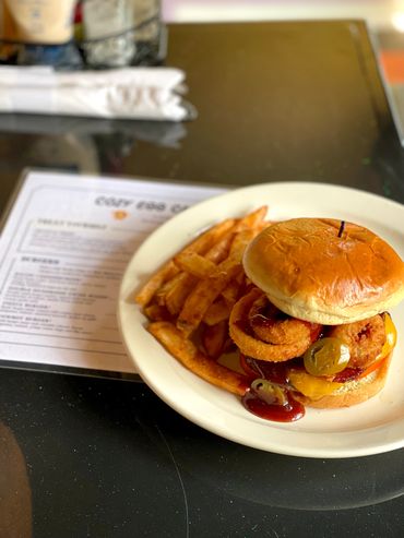 Cowboy burger( only available at dinner time)