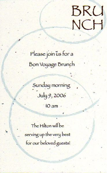 brunch invite