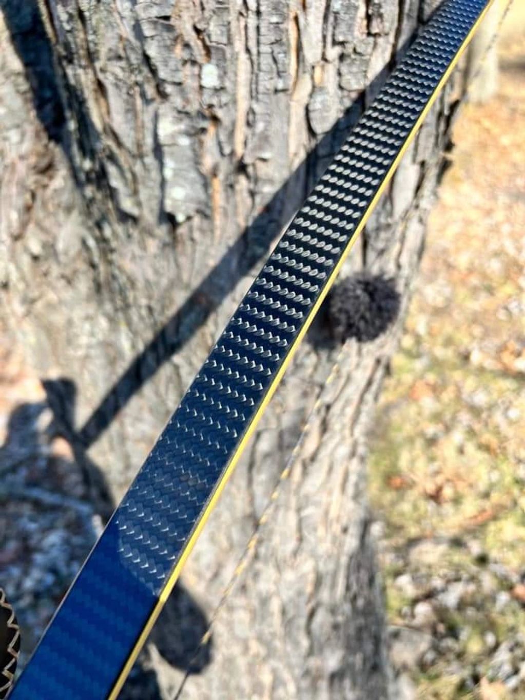 carbon weave backing