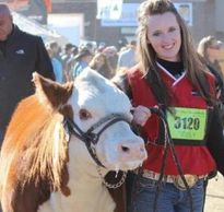 Katie in the top ten of Senior Showmanship.