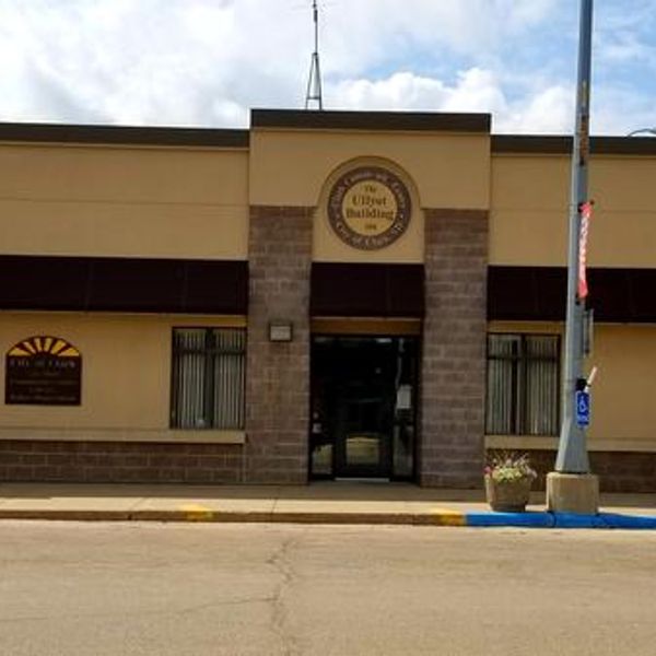 Front view of The Ulryel Building with accessibility features.