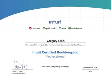 Intuit Certified Bookkeeping Professional