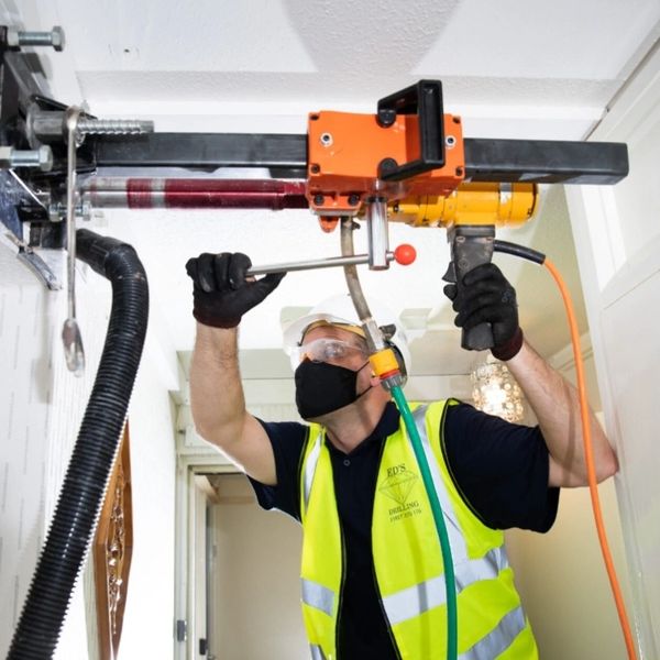 Our internal set up for residential drilling