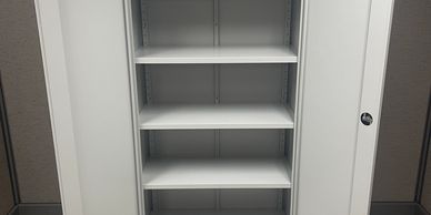WE JUST GOT IN 3 STORAGE CABINETS WITH KEYS 36x18x78. MINTION THIS ADD AND GET $50.00 OFF.