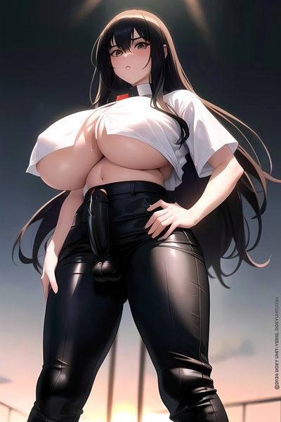 Doxy Unit's futa hentai character Ashley Bedlam aka WONDER-WORKER