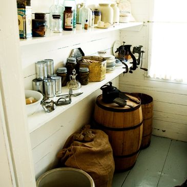 The pantry in the Surveyor's house.