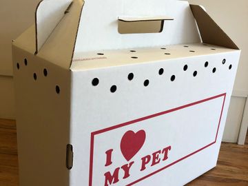 Cat carrier for adopters to take their new cat or kitten home