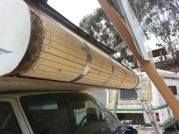 Front overhead class A water damage repairs.