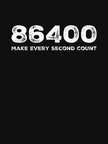 86400 seconds