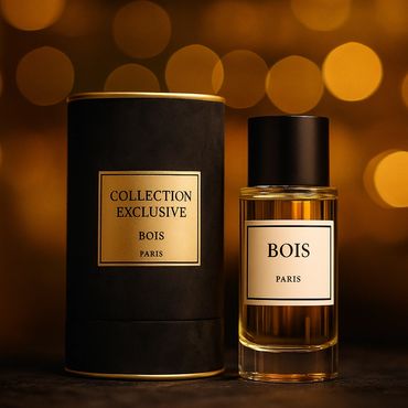 Elegant Bois Paris perfume with exclusive collection packaging.