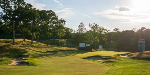 3rd hole at The Country Club during the 2022 US Open Championship