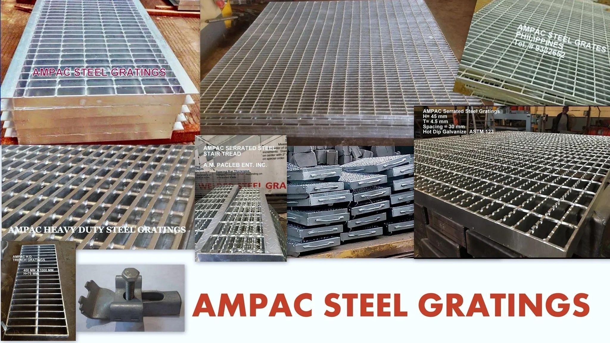 Steel grates