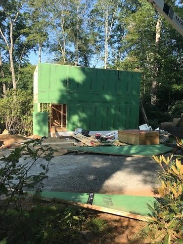 Second Floor Framed - Ready for Trusses
