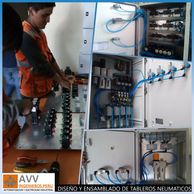 AVV INGENIEROS PERU-TABLERO NEUMÁTICO-CONTROL NEUMÁTICO-ELECTROVALVULAS-PLANO NEUMÁTICO-GLP-AVVIPERU