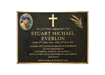graveside plaque