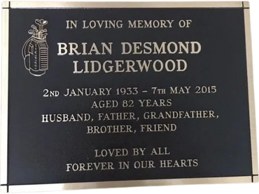 bronze memorial plaques