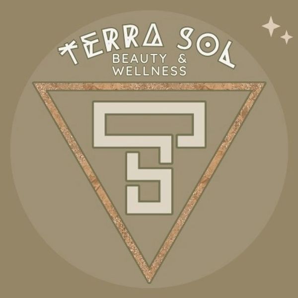 Logo of Terra Sol Beauty & Wellness with a geometric design.